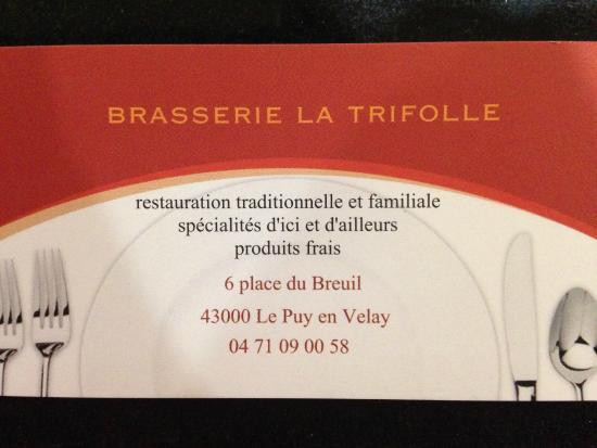 Brasserie la Trifolle